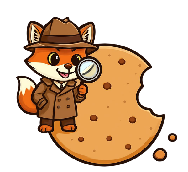 Detektiv-Fuchs mit Keks